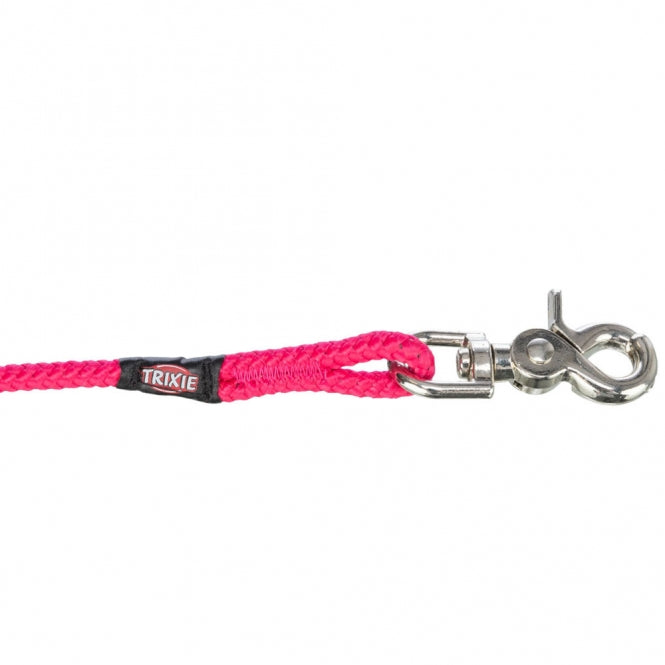 Trixie Schleppleine, rund aus Segeltau mit Trigger Snap Hook - fuchsia - 20 m