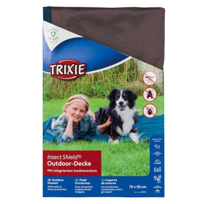 Trixie Insect Shield ® Outdoor-Decke - Taupe - 100 x 70 cm