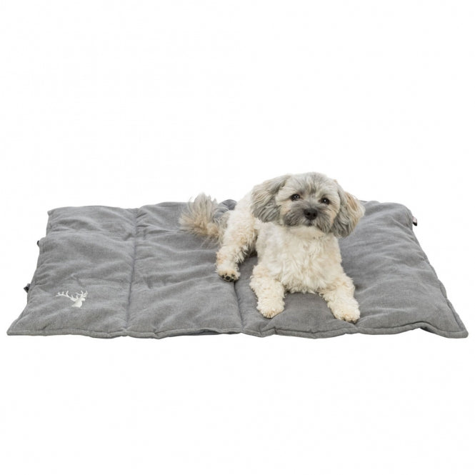 Trixie Reisedecke Leni - grau - 80 -60 cm
