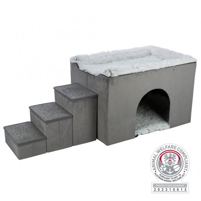 Trixie Höhle Harvey mit Treppe - 154 - 60 - 60 cm
