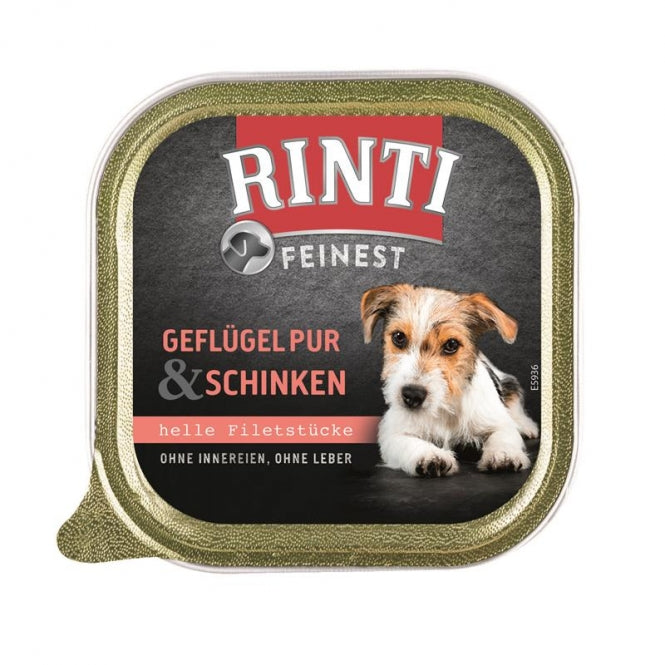Rinti Schale Feinest Geflügel & Schinken 150g -11 Stück (8,60€/kg)