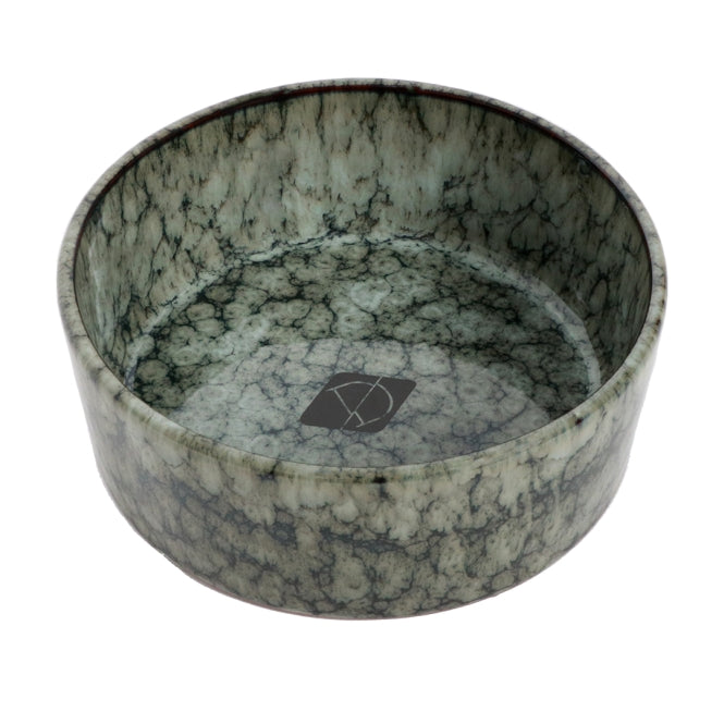 D&D Trendy Napf Jasper green marble - 13 cm