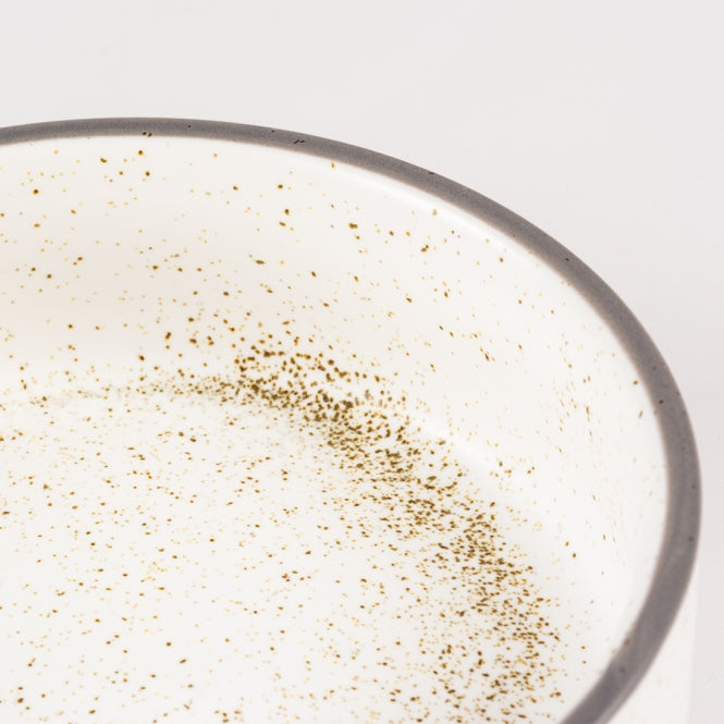 Duvoplus Keramiknapf Stone Speckle - weiß - 1500ml
