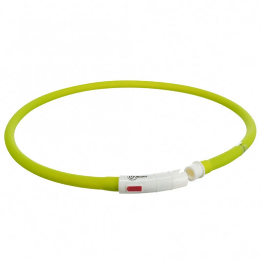 Trixie Flash Leuchtring USB aus Silikon - bunt