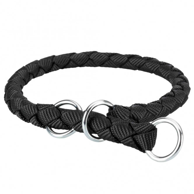 Trixie Cavo Zug-Stopp-Halsband - schwarz - 30-36 cm/Ã¸ 12 mm