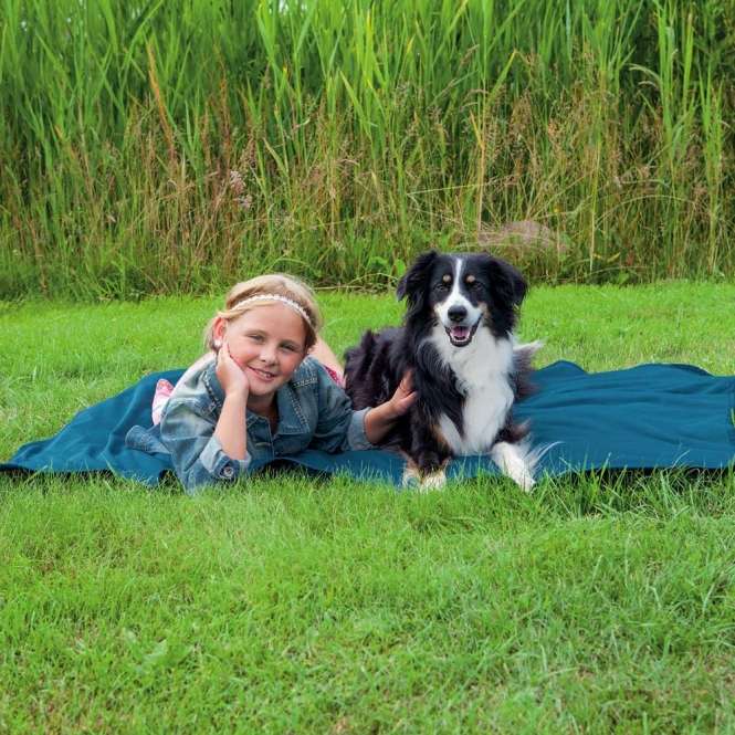 Trixie Insect Shield ® Outdoor-Decke - Dunkelblau - 100 x 70 cm