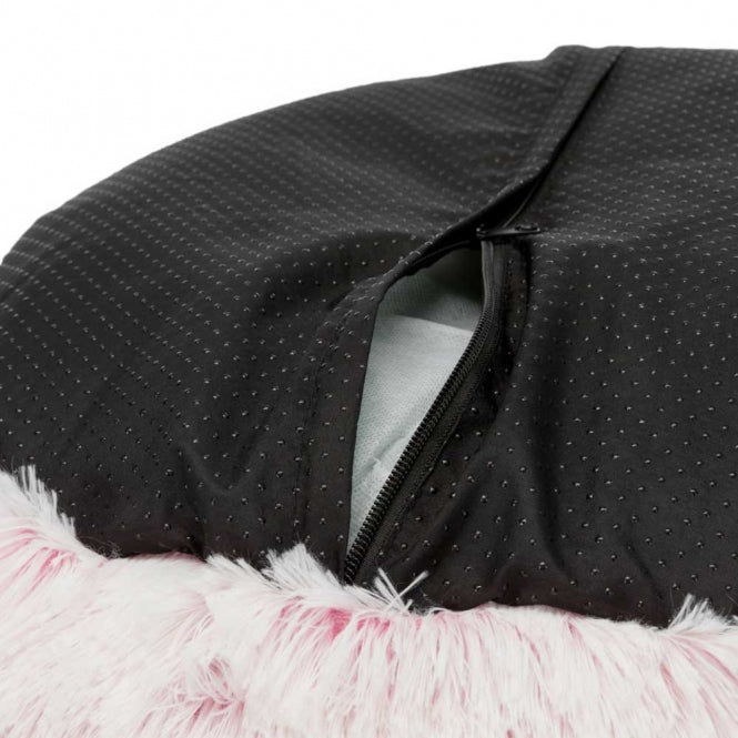 Trixie Bett Harvey - rund - Weiß-pink / 50 cm