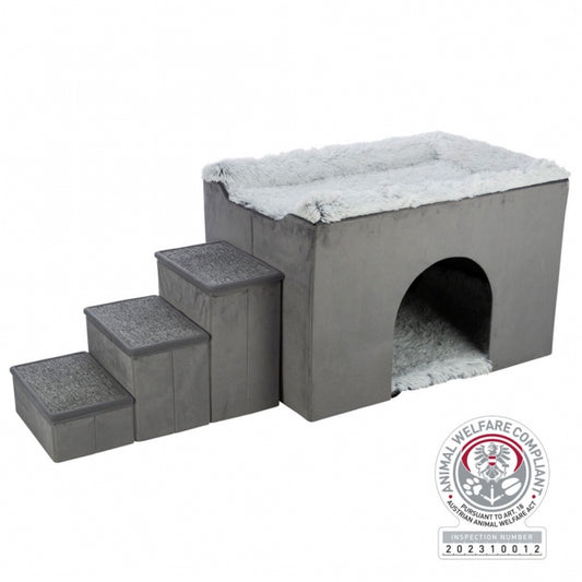 Trixie Höhle Harvey mit Treppe - 154 - 60 - 60 cm