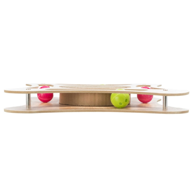 Trixie Kratzpappe mit Holzrahmen - 35 - 4 - 35 cm