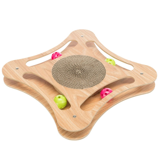 Trixie Kratzpappe mit Holzrahmen - 35 - 4 - 35 cm