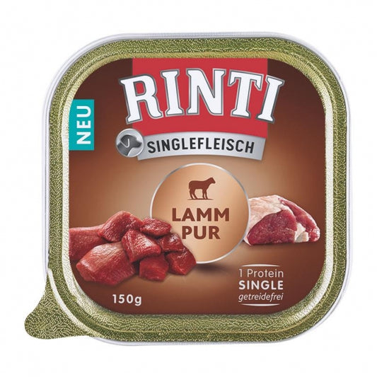 Rinti Schale Singlefleisch Lamm Pur 150g- 11 Stück (7,27 €/kg)
